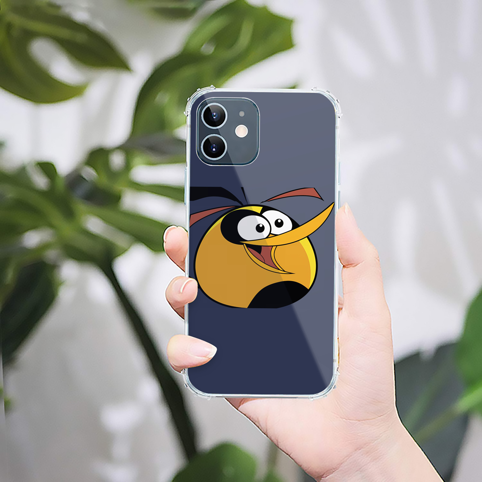 （画像用） Angry Birds アングリーバード 【iPhone 12シリーズ対応】透明スマホケース（クリアソフトケース）